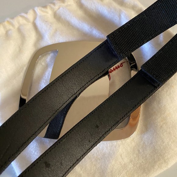 Rare HTF Salvatore Ferragamo Huge Vera Buckle Belt main image 7